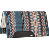 Classic Equine 1" Sensorflex Saddle Pad 34" X 38"- Peacock/Coffee
