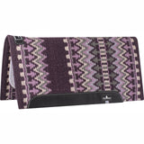 Classic Equine 1" 32"X34" Wool Top Saddle Pad- Mulberry/Lavender