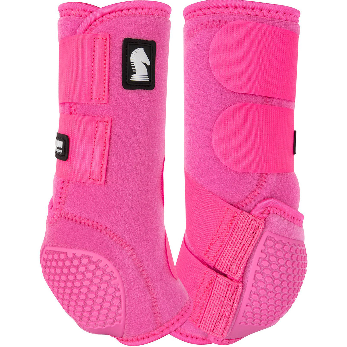 Classic Equine Flexion by Legacy Front Protective Boots- Hot Pink