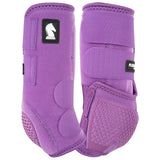 Classic Equine Flexion by Legacy Front and Hind Boots Combo Pack- Violet Purple