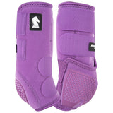 Classic Equine Flexion by Legacy Front & Bell Boot Combo Pack- Violet Purple