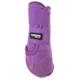 Classic Equine Flexion by Legacy Front and Hind Boots Combo Pack- Violet Purple