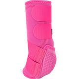 Classic Equine Flexion by Legacy Hind Protective Boots- Hot Pink