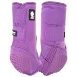 Classic Equine Flexion by Legacy Front and Hind Boots Combo Pack- Violet Purple