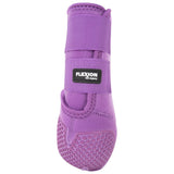 Classic Equine Flexion by Legacy Front and Hind Boots Combo Pack- Violet Purple