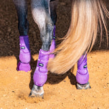 Classic Equine Flexion by Legacy Complete Package, Front, Hind, & Bell Boot Combo Pack- Violet Purple