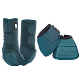 Classic Equine Flexion by Legacy Front & Bell Boot Combo Pack- Dragonfly