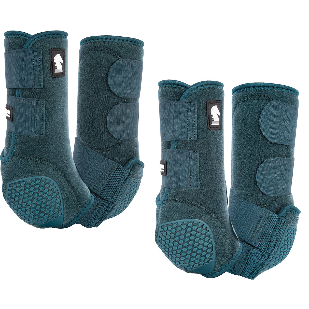 Classic Equine Flexion by Legacy Front and Hind Boots Combo Pack- Dragonfly