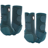 Classic Equine Flexion by Legacy Front and Hind Boots Combo Pack- Dragonfly
