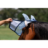 Professional's Choice Fly Screen Fly Mask- Sky Blue