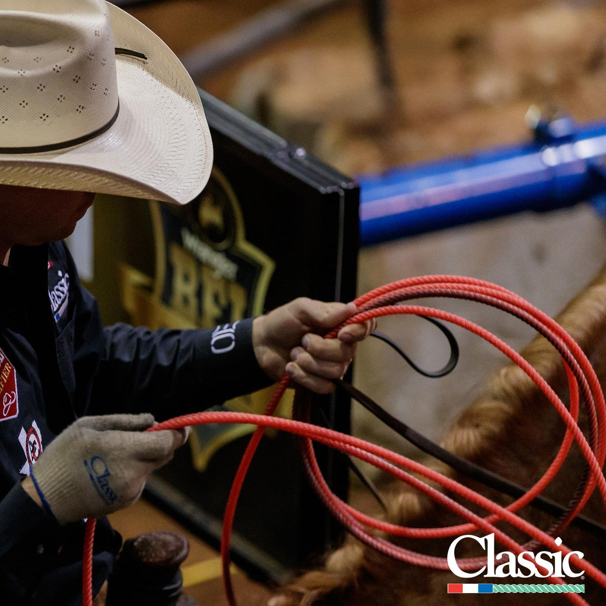 Classic Rope The Heat 4 Strand Head Team Rope 30'
