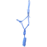 Professional's Choice Easy On Rope Halter with Lead Rope- Turquoise