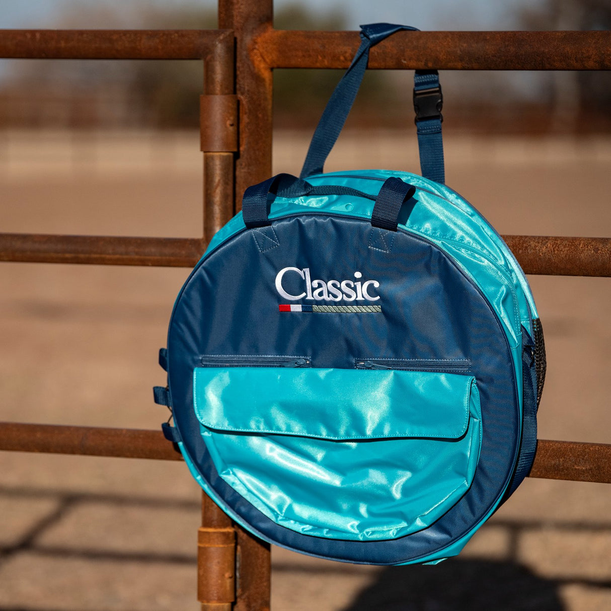 Classic Ropes Junior Rope Bag- Aqua/Navy