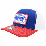 King Ropes Red, White and Blue Mesh Snapback Cap