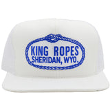 King Ropes White and White Mesh Trucker Cap