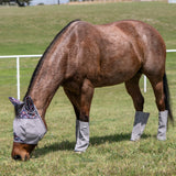 Cashel Crusader Grey Fly Leg Guards- Set of 4