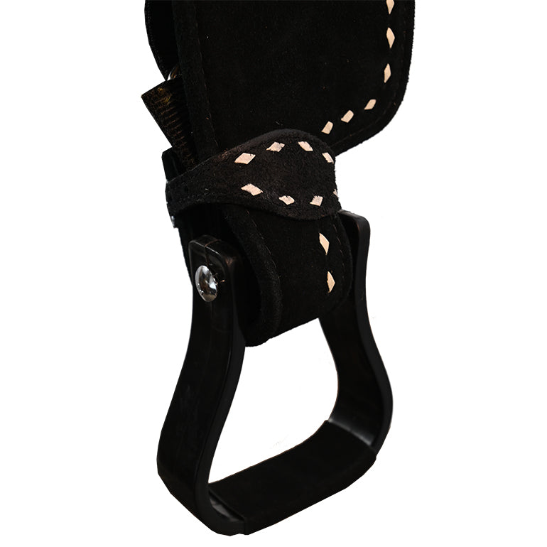 New! 10" Stratford Black Barrel Racing Saddle