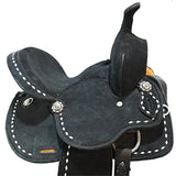 New! 10" Stratford Black Barrel Racing Saddle