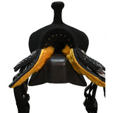 New! 10" Stratford Black Barrel Racing Saddle