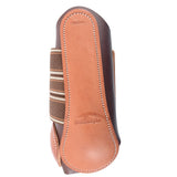 Classic Equine Leather Splint Boots With Buckles