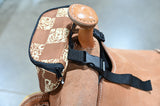 Weaver Leather Saddle Pouch- Checkerboard