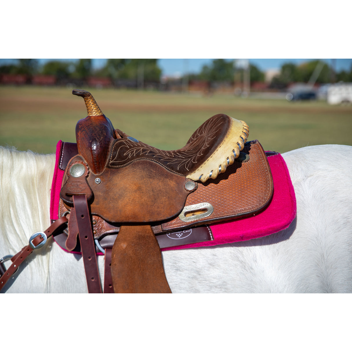 Professional's Choice Pink Felt Pony Saddle Pad
