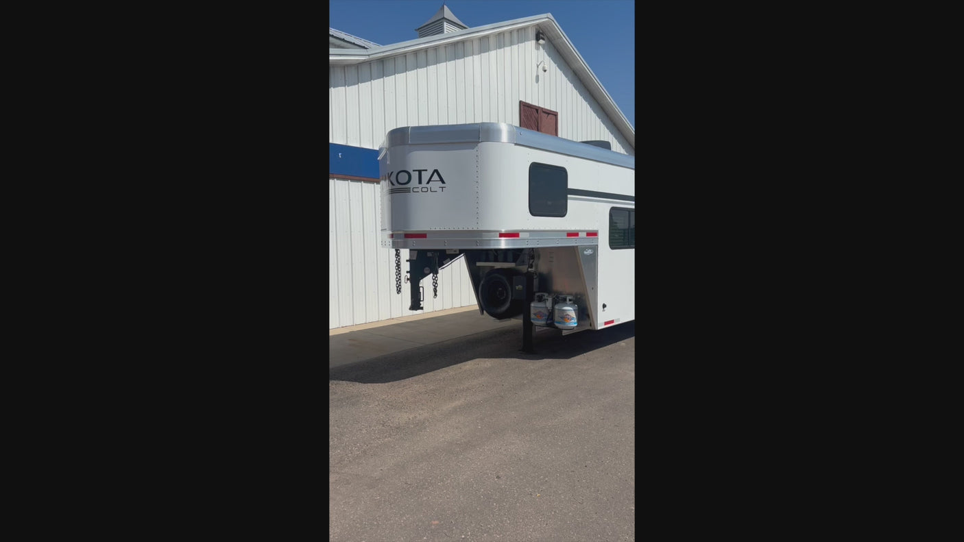 2026 Lakota Colt 3 Horse Trailer with 9' Living Quarter