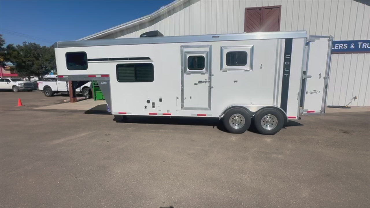 2026 Lakota 2 Horse Trailer Colt 7' Living Quarter 6'9" Wide, Model C027