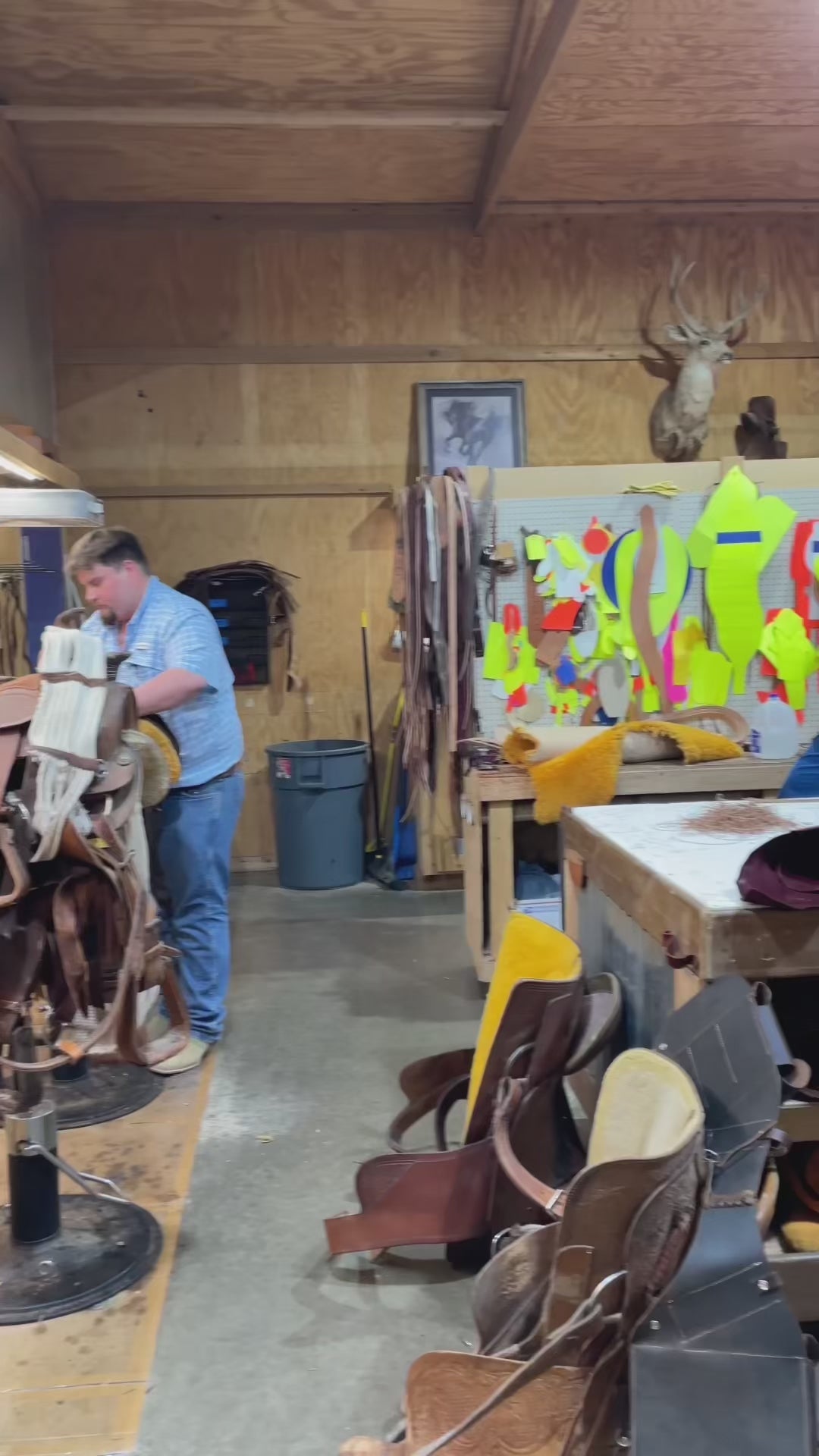Coolhorse Leather 5/8" Weighted Harness Leather Split Rein- Handmade in Amarillo, TX