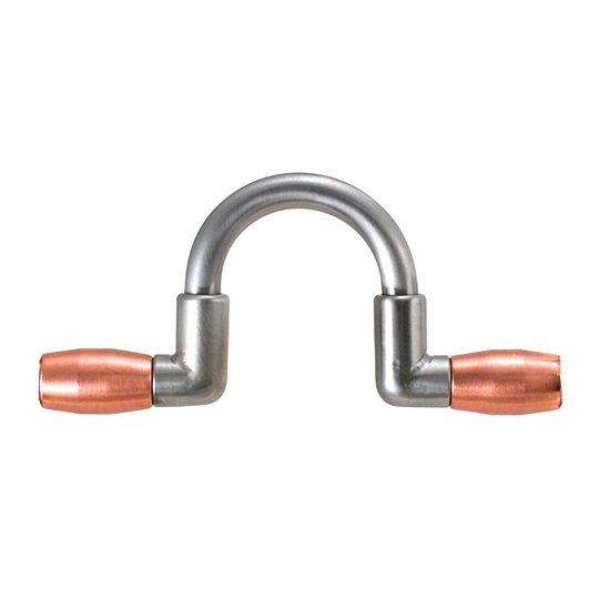Tom Balding Floral and Brown Switchback Shank Pro Roller Bit