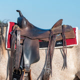 Classic Equine 3/4" Felt Top Performance Trainer Saddle Pad- Maroon