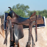 Classic Equine 3/4" Felt Top Performance Trainer Saddle Pad- Navy