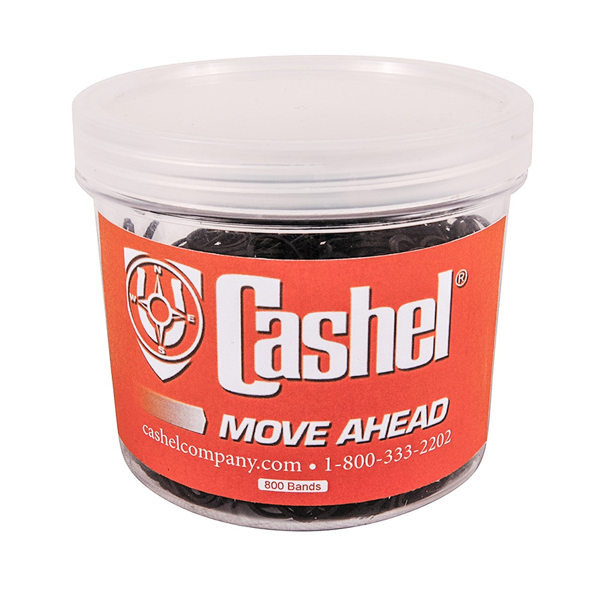 Cashel Black Rubber Braiding Bands