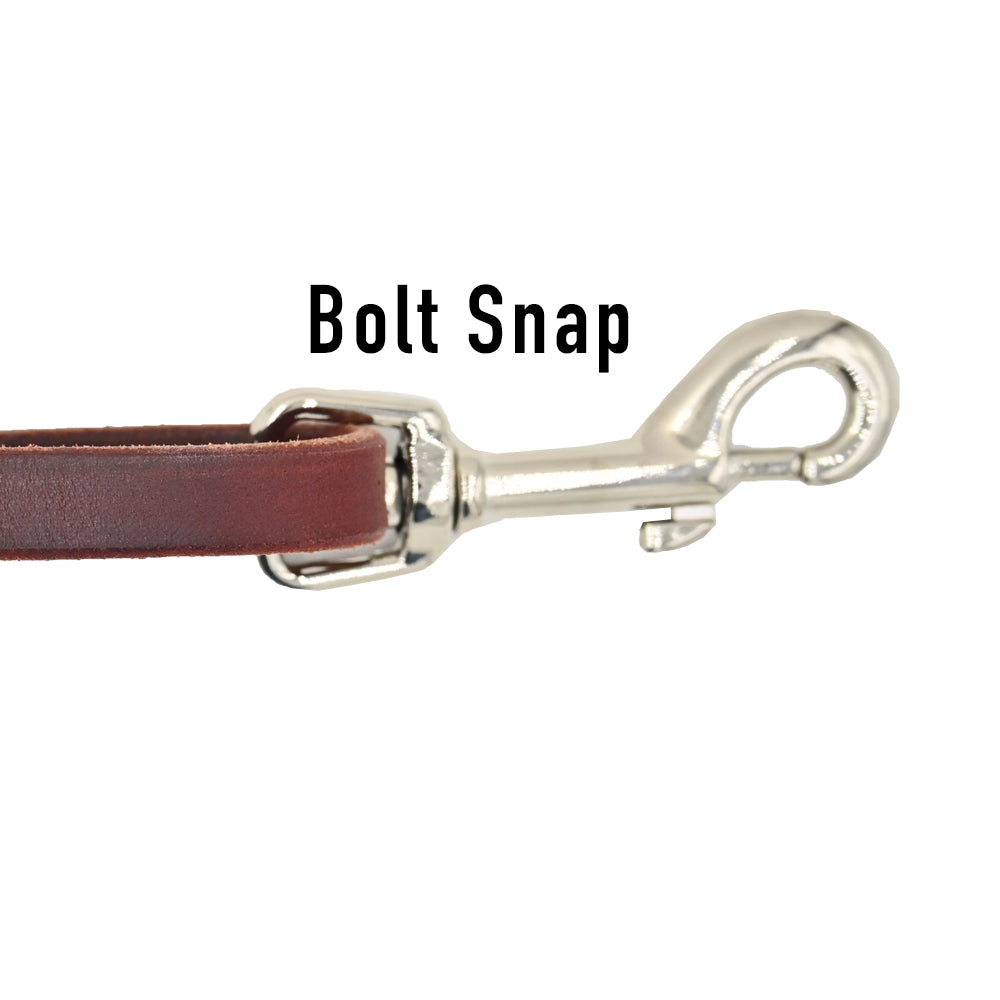 Coolhorse Leather 5/8" Harness Leather Roping Reins with Waterloops- Handmade in Amarillo, TX