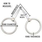 Dutton D-Ring Ball Bearing Snaffle Bit