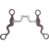 Classic Equine Rasp Performance Series Square Hinge Port Bit 8" Cavalry Shank