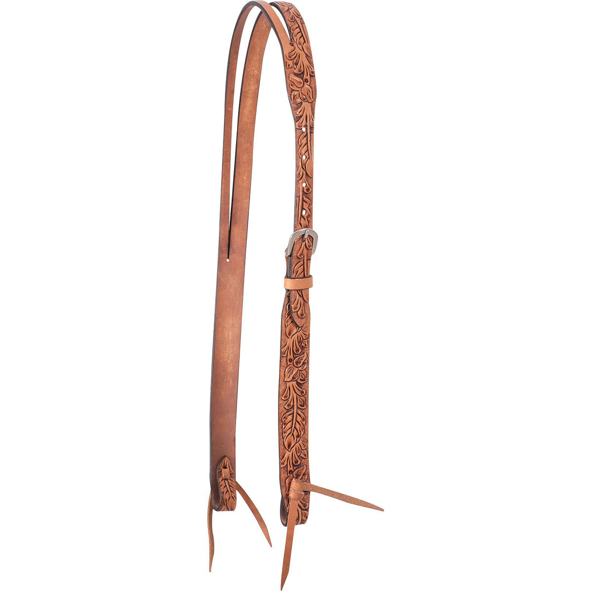 Cashel Antique Leaf Tooled Split Ear Headstall