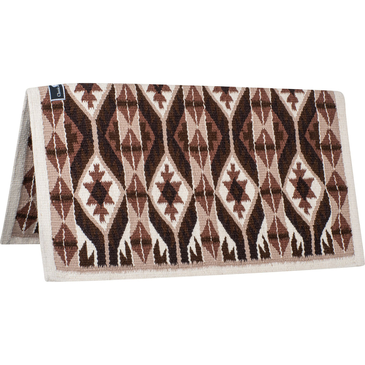Classic Equine 34"X38" 100% Wool Show Blanket- Cream/Latte