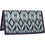 Classic Equine 34"X38" 100% Wool Show Blanket- Mulberry/Peacock