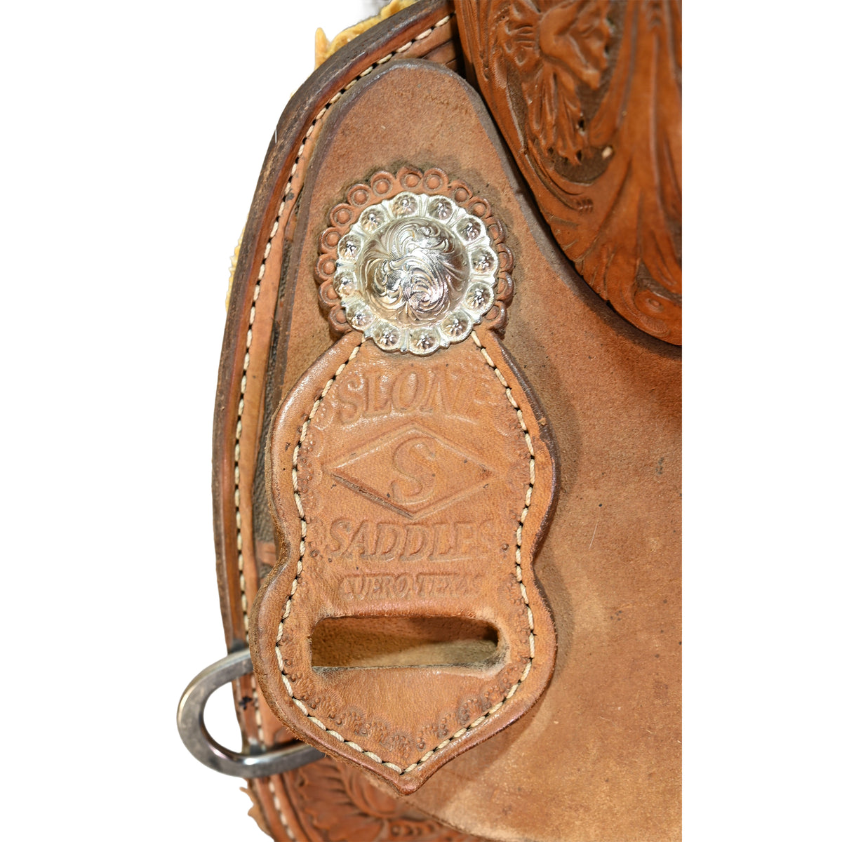 Used 14.25" Tod Slone Trophy Calf Roping Saddle