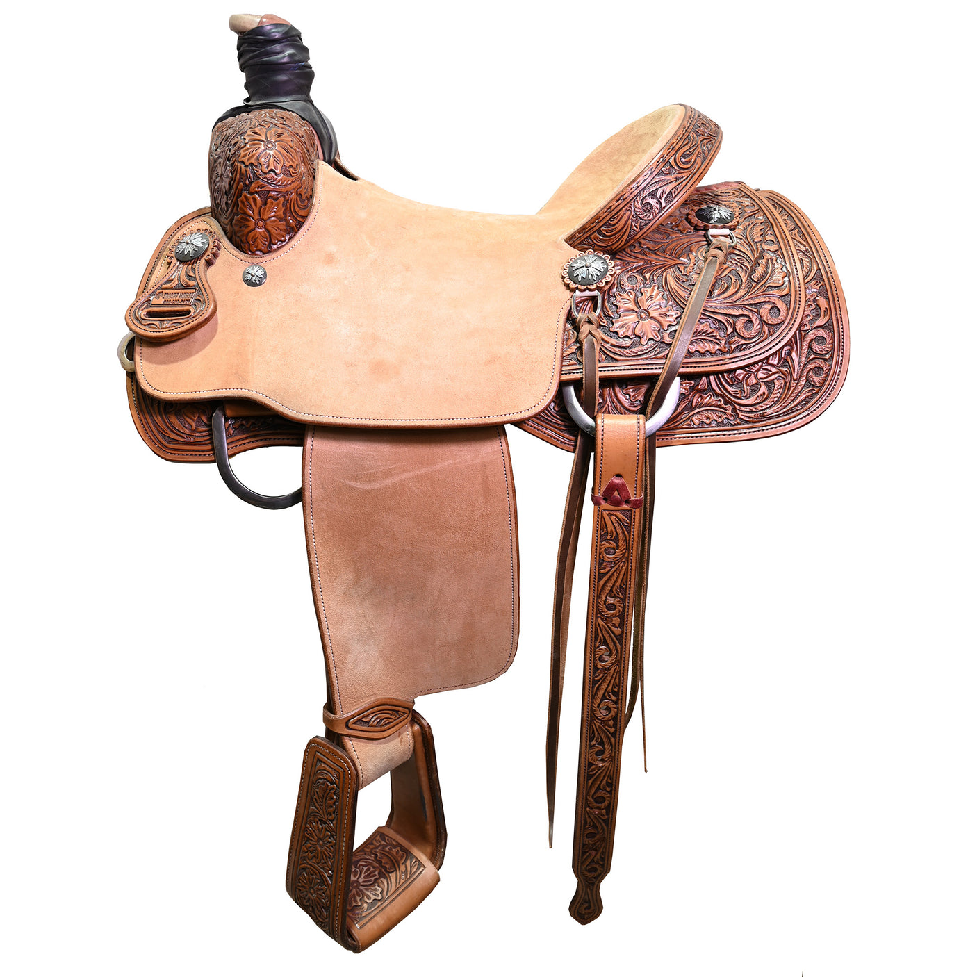 DEMO 15" Smart Horse Team Roping Saddle
