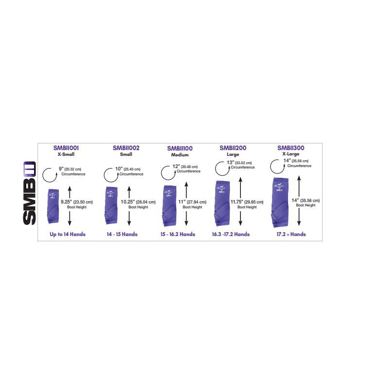 Professional's Choice SMBII Large White Splint Boots- Pair