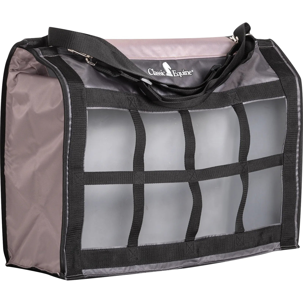 Classic Equine Top Load Hay Bag- Grey/Tan