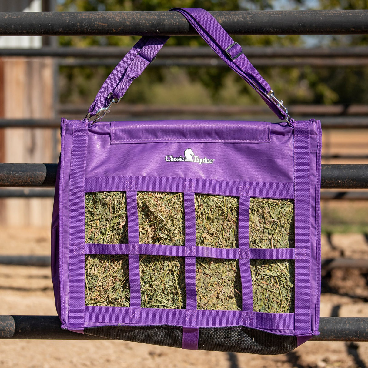 Classic Equine Top Load Hay Bag- Violet