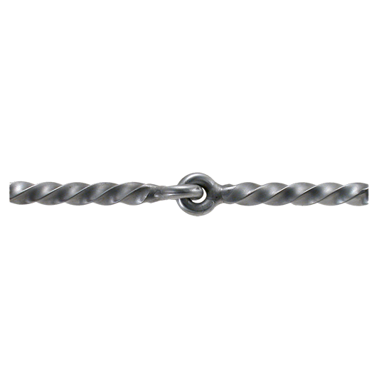 Tom Balding Loose Ring Snaffle Bit with Twisted Witch 1/4" Hex