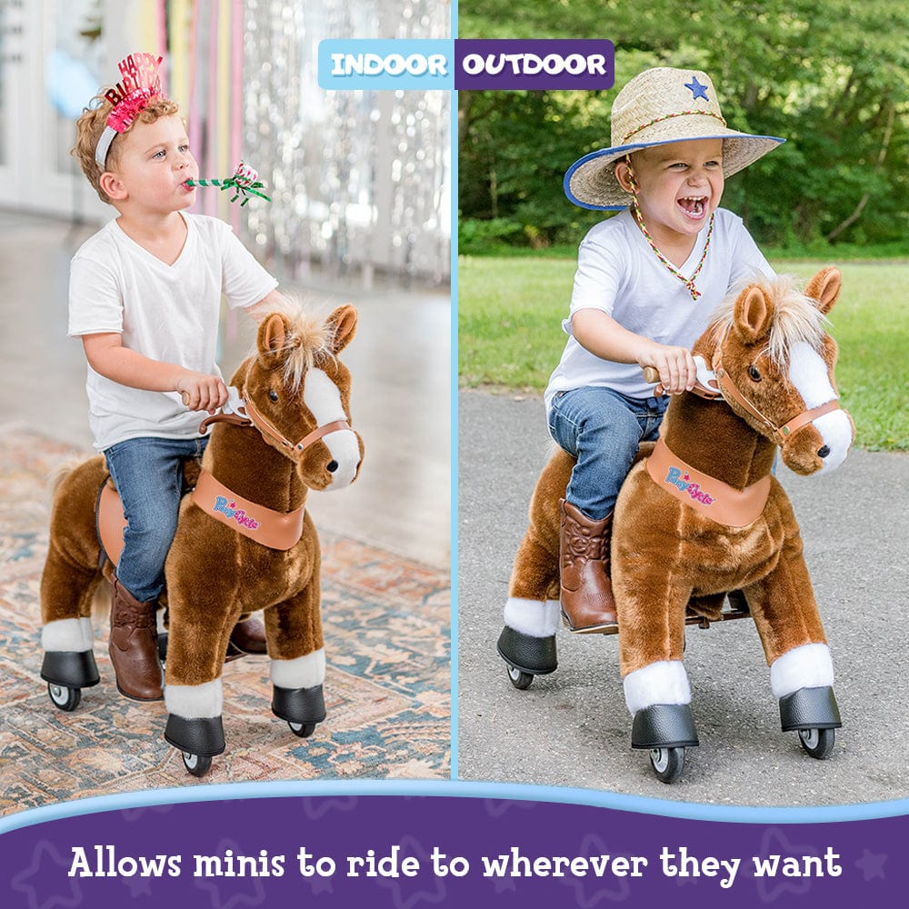 Pony Cycle Brown Horse-Model U