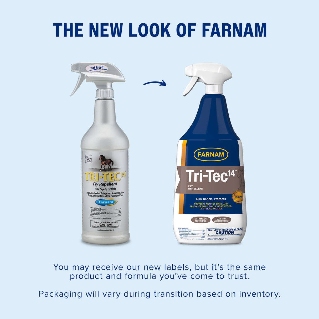 Farnam Tri-Tec 14 Long Lasting Fly Spray- 32oz.