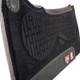 Classic Equine Zone Series Microsuede Saddle Pad 31"X32" - Black