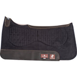 Classic Equine Zone Series Microsuede Saddle Pad 31"X32" - Black