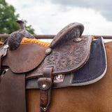 Classic Equine Zone Series Microsuede Saddle Pad 31"X32" - Black